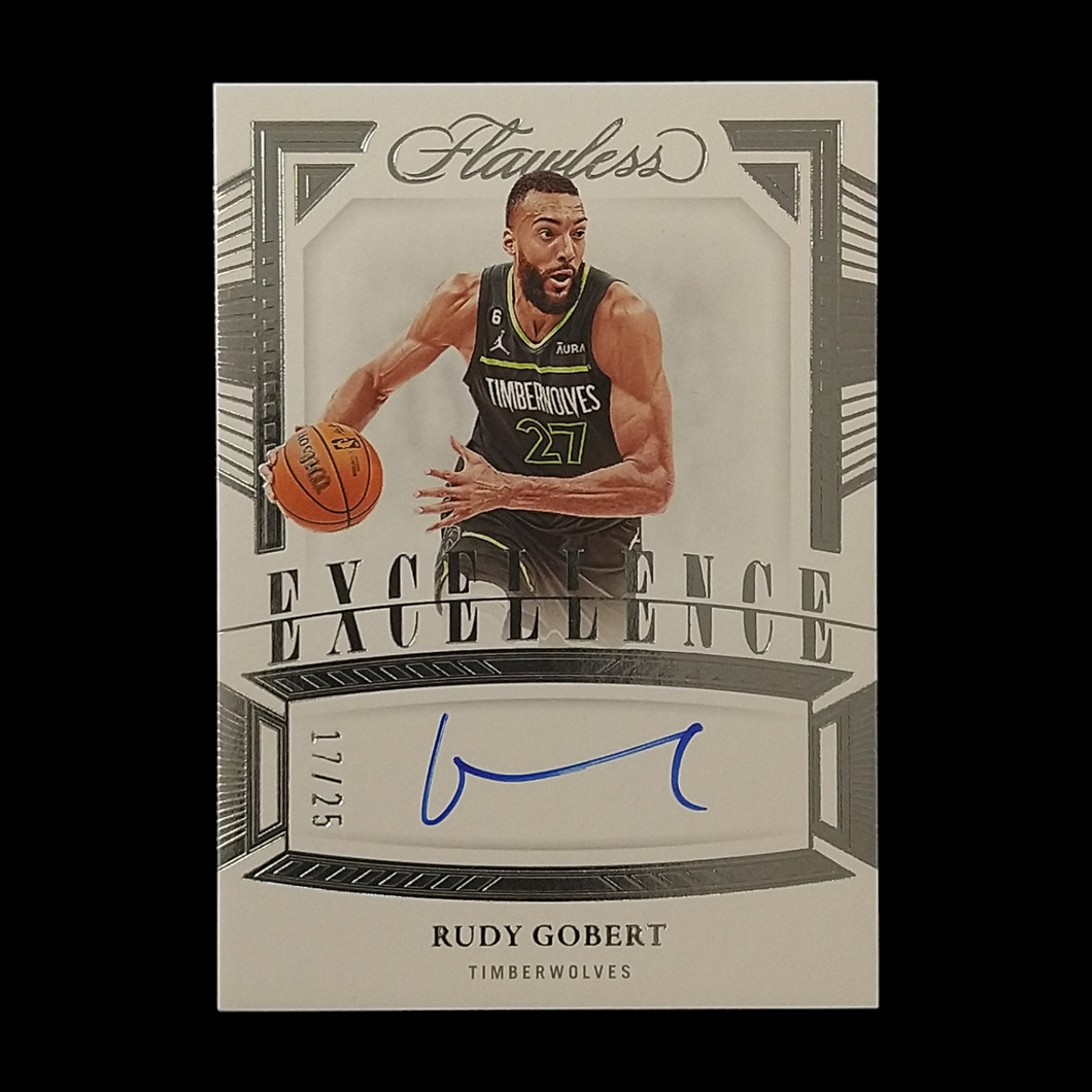 2022-23 Panini Flawless Rudy Gobert Autograph /25