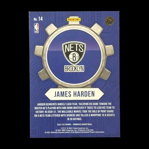 2021-22 Panini Donruss James Harden Craftsmen Press Proof Gold /10