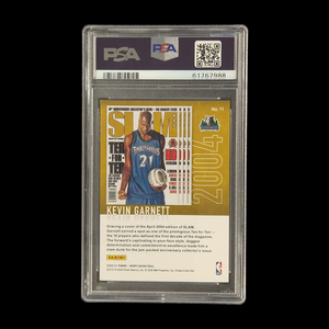 2020 Panini Hoops Kevin Garnett Slam Purple Explosion PSA 9