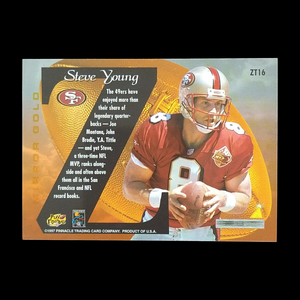 1997 Pinnacle Steve Young Z Team Gold Mirror