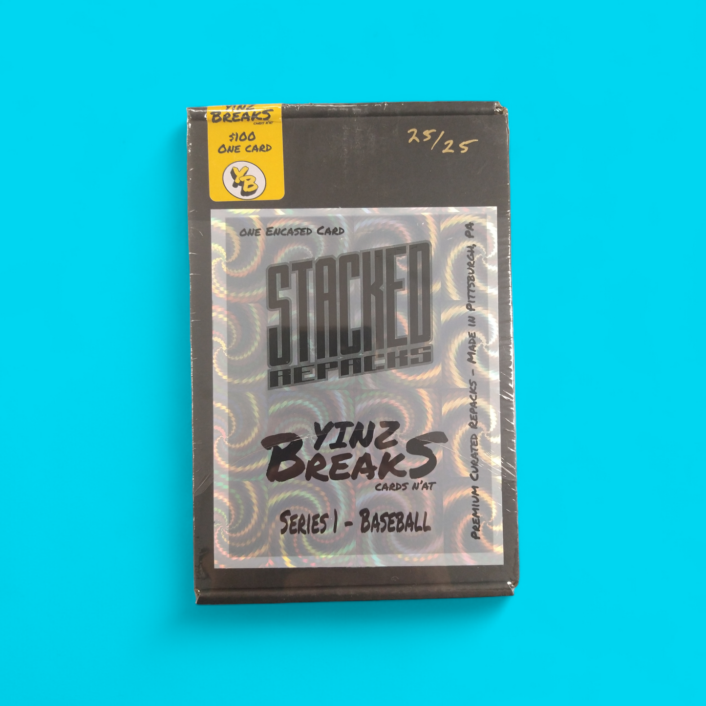 Yinz Breaks Stacked Repacks Baseball Box Series 1