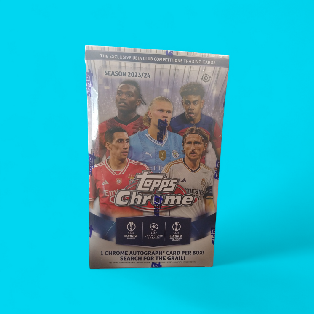 2023-24 Topps Chrome UEFA Competitions Soccer Hobby Box