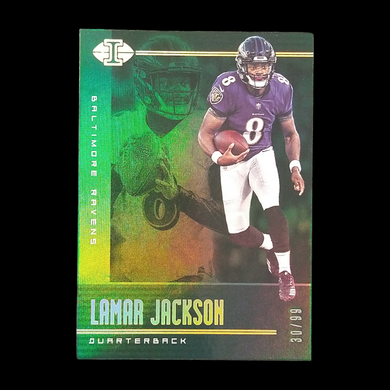 2019 Panini Illusions Lamar Jackson Green /99