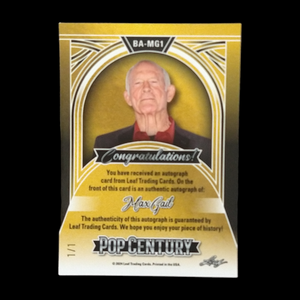 2024 Leaf Pop Century Max Gail Autograph 1/1