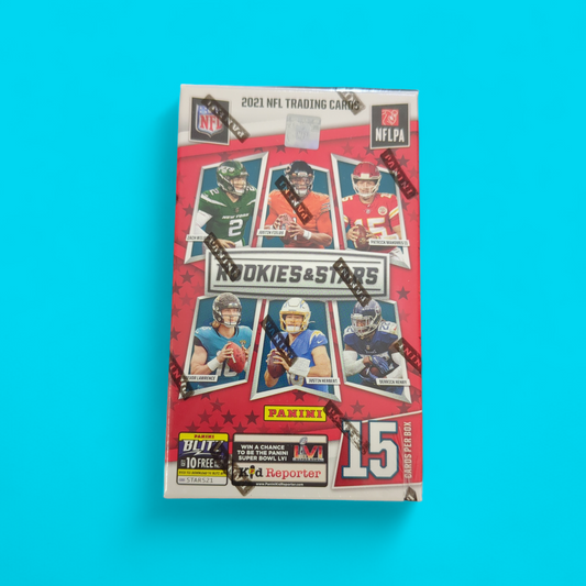2021 Rookies & Stars Football Cereal Box