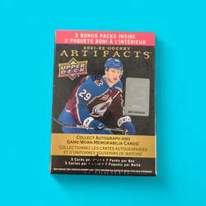 2021-22 Upper Deck Artifacts Hockey Blaster Box