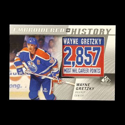 2021-22 Upper Deck SP Game Used Wayne Gretzky History Patch