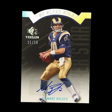 2009 Upper Deck SP Threads Marc Bulger Autograph /15