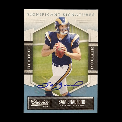 2010 Panini Classics Sam Bradford Rookie Platinum Autograph /25