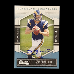 2010 Panini Classics Sam Bradford Rookie Platinum Autograph /25