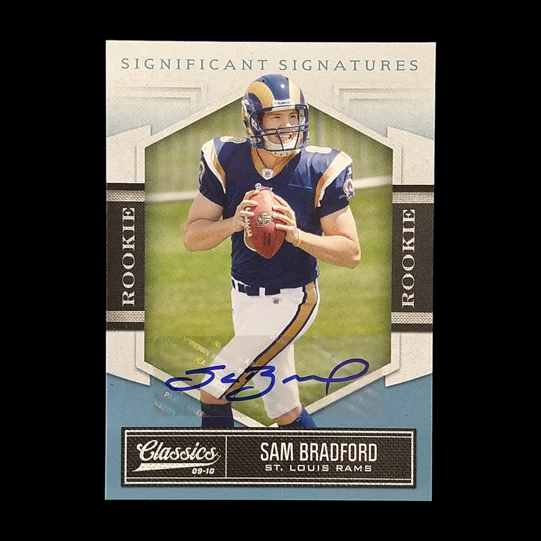 2010 Panini Classics Sam Bradford Rookie Platinum Autograph /25