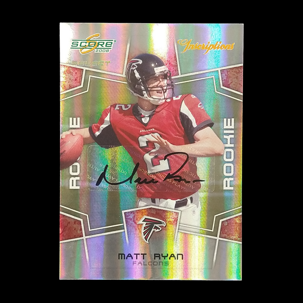 2008 Score Select Matt Ryan Rookie Autograph /25