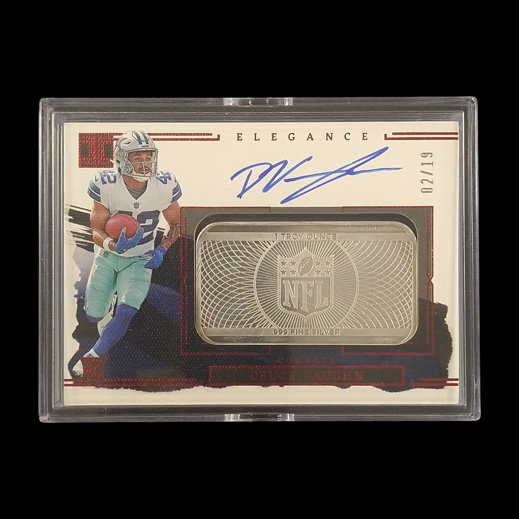 2023 Panini Impeccable Deuce Vaughn Rookie Silver OZ Autograph /19