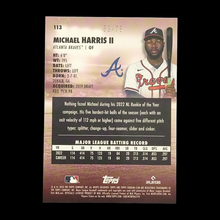 Load image into Gallery viewer, 2023 Topps Stadium Club Chrome Michael Harris Purple Refractor /75