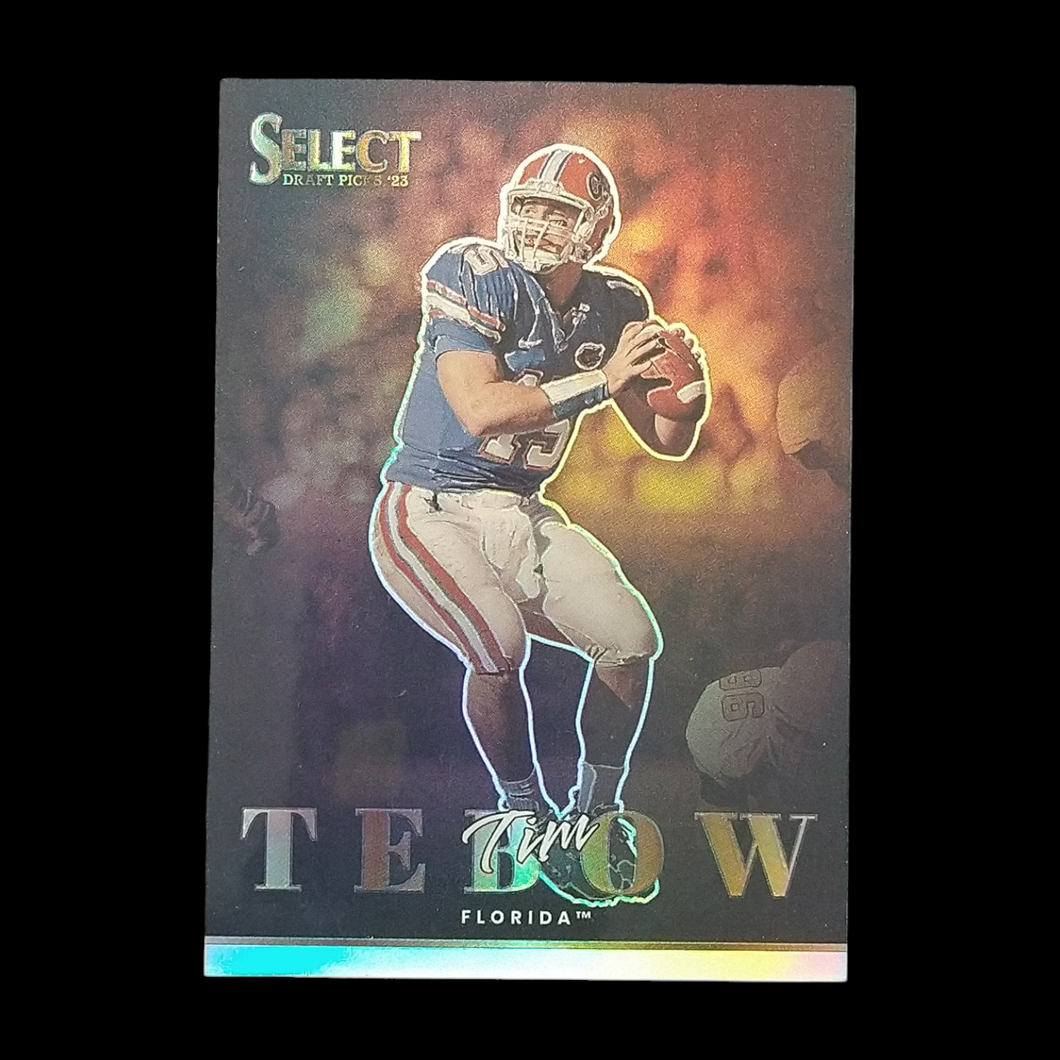 2023 Panini Select Draft Tim Tebow Artistic Silver Prizm SSP