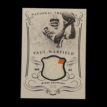 Load image into Gallery viewer, 2014 Panini National Treasures Paul Warfield Jersey Patch /5