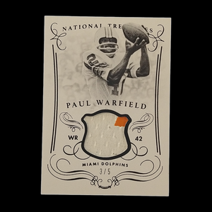 2014 Panini National Treasures Paul Warfield Jersey Patch /5