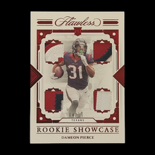 Load image into Gallery viewer, 2022 Panini Flawless Dameon Pierce Rookie Quad Jersey Patch /15