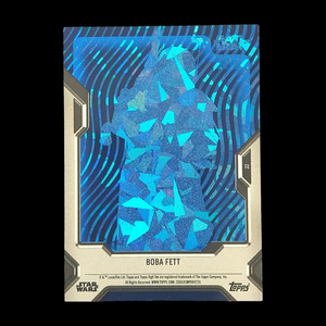 2024 Topps Tek Star Wars Boba Fett Blue /50