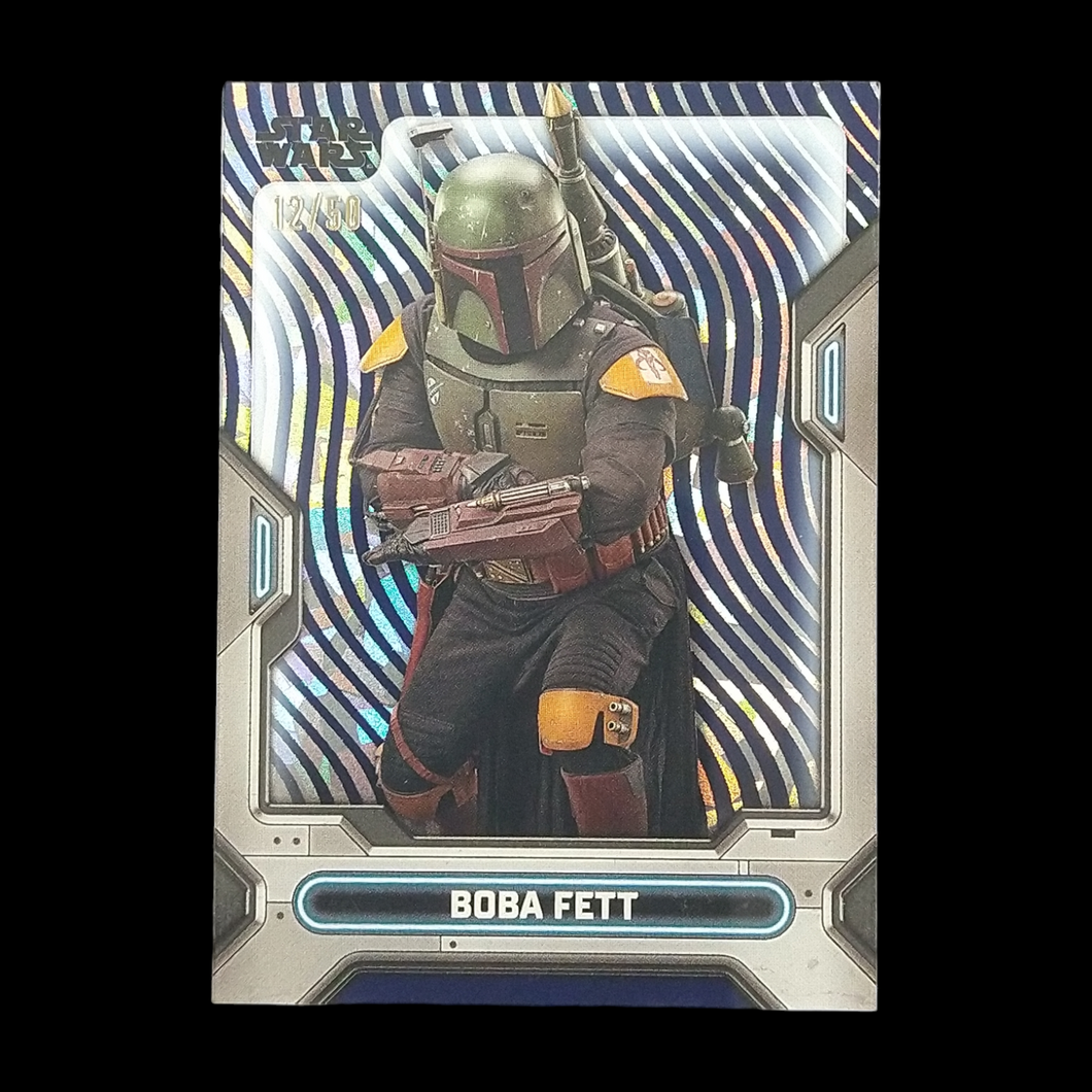 2024 Topps Tek Star Wars Boba Fett Blue /50