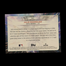 Load image into Gallery viewer, 2023 Topps Cosmic Chrome Julio Rodriguez Super Nova SP