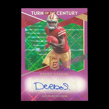 Load image into Gallery viewer, 2019 Panini Elite Deebo Samuel Turn of the Century Rookie Autograph /49