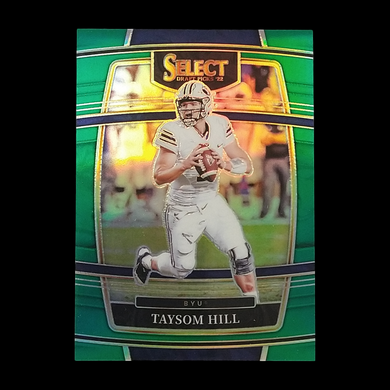 2022 Panini Select Draft Tayson Hill Green Emerald Prizm /5