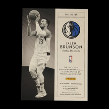 Load image into Gallery viewer, 2018-19 Panini Noir Jalen Brunson Rookie Jumbo Jersey /99