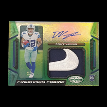 Load image into Gallery viewer, 2023 Panini Certified Deuce Vaughn Emerald Rookie Nike Patch Autograph /5