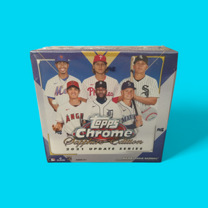 2021 Topps Chrome Sapphire Baseball Update Series Box