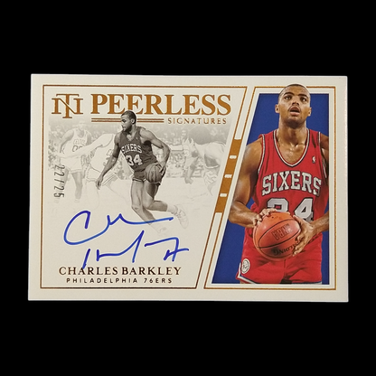 2019-20 Panini National Treasures Charles Barkley Autograph /25