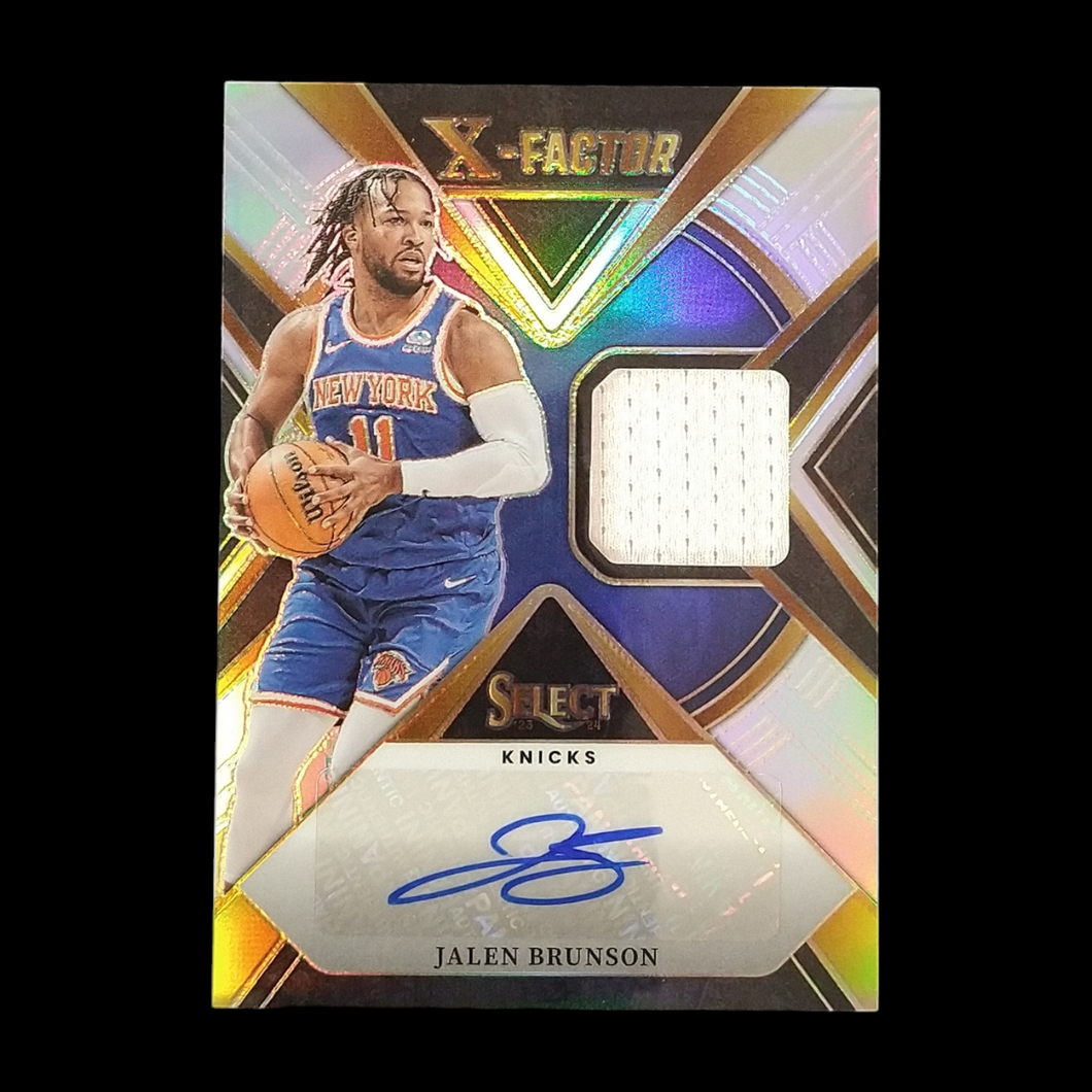 Jalen Brunson Knicks X-Factor サイン入りカード Jalen Brunson Knicks X-Factor サイン入りカード