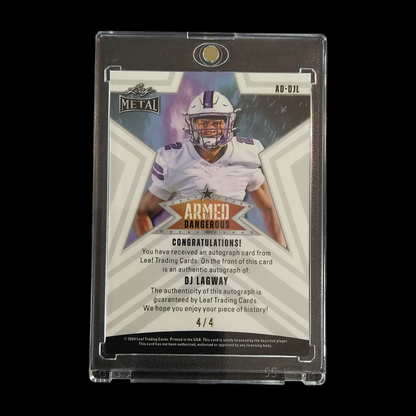 2024 Leaf Metal DJ Lagway Florida Gators Autograph /4
