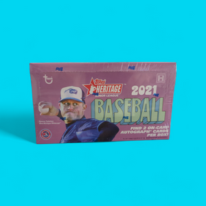 2021 Topps Heritage Minor League Baseball Hobby Box