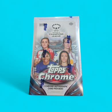 2023-24 Topps Chrome UEFA Women's Champions League Soccer Hobby Box