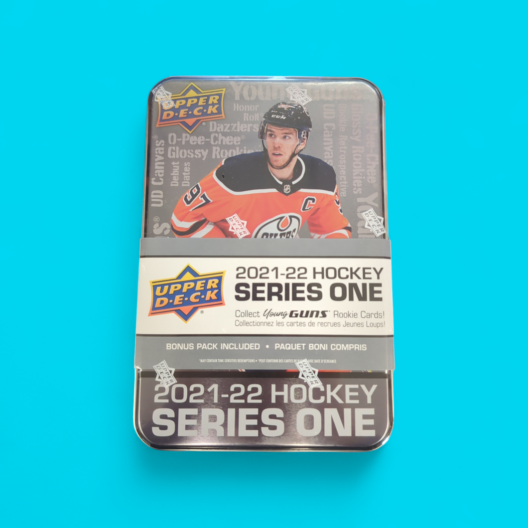 2021-22 Upper Deck Series 1 Hockey  Tin