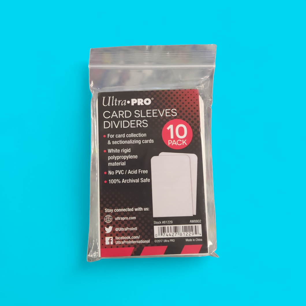 Ultra Pro Card Sleeves Dividers