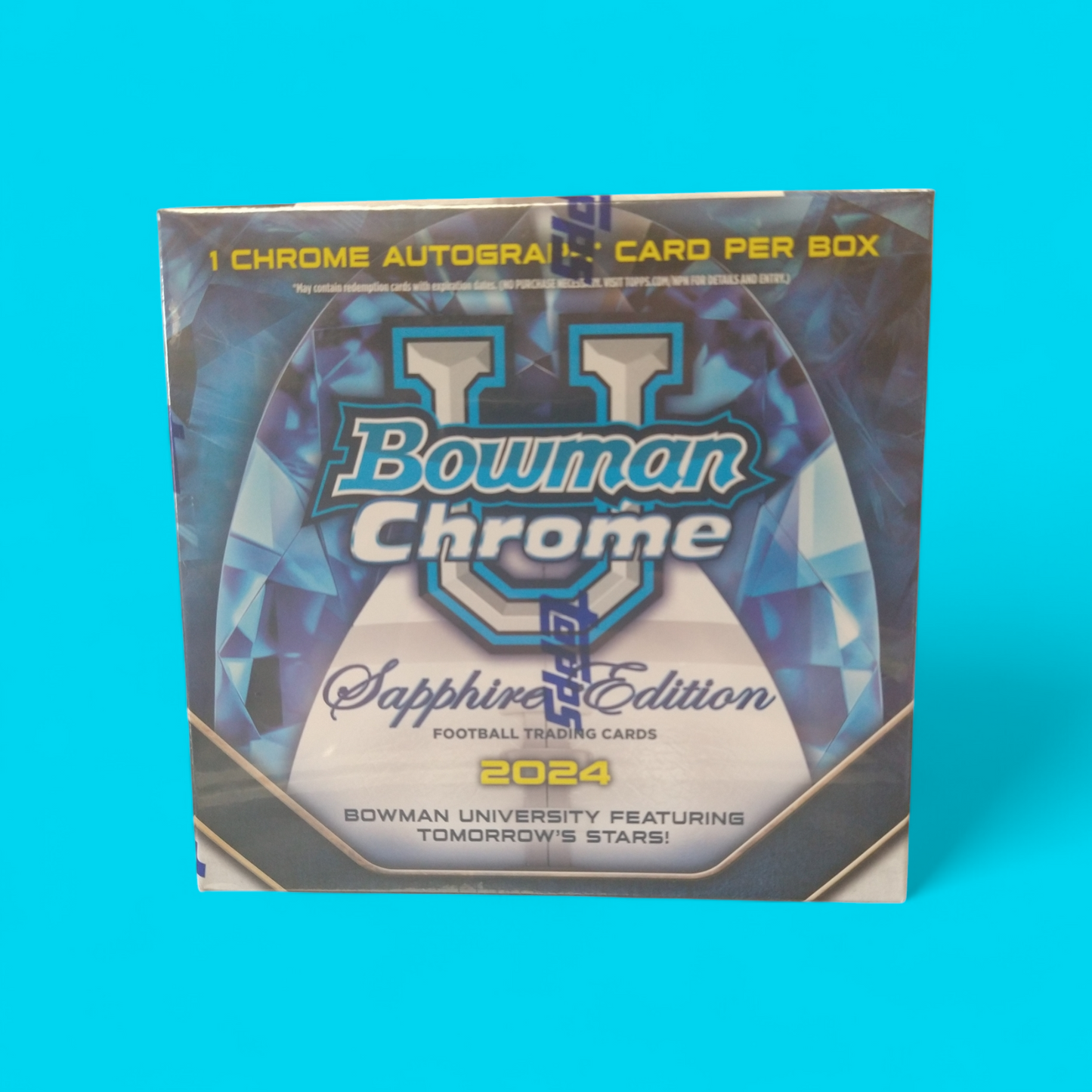 2024 Bowman Chrome University Football Sapphire Box