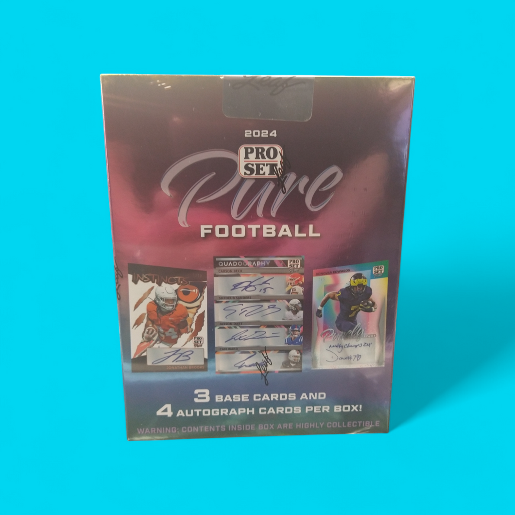 2024 Leaf Pro Set Pure Football Hobby Box