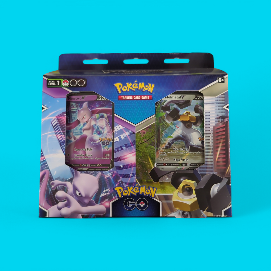 Pokémon Go Trading Card Game Melmetal & Mewtwo V Combo Deck