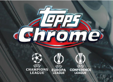 *PRE ORDER* 2024-25 Topps Chrome UEFA Club Competitions Soccer Jumbo Box *RELEASES 5/15/25*