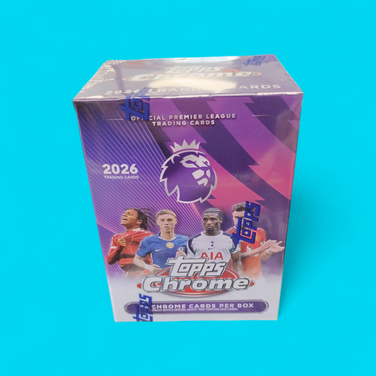 2026 Topps Chrome Premier Soccer League Blaster Box