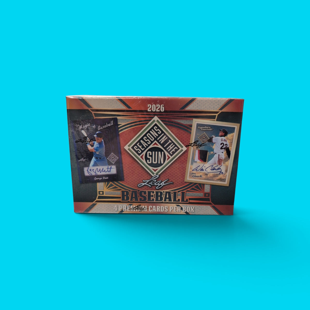 2026 Leaf Seasons In The Sun Baseball Hobby Box
