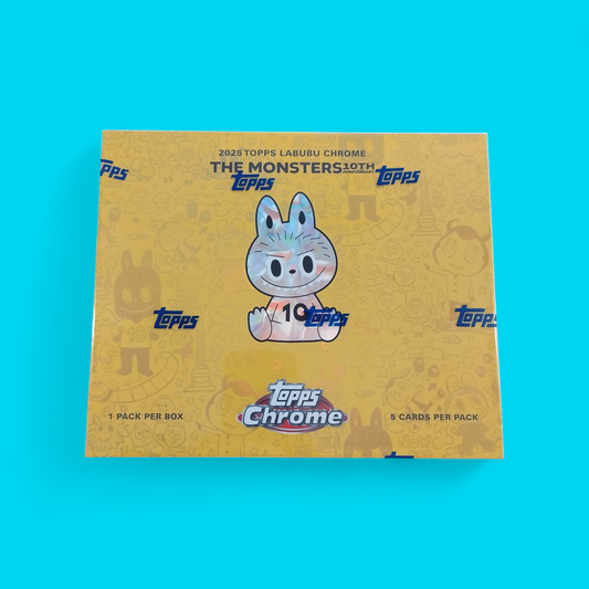 2025 Topps Chrome Labubu 10th Anniversary Box