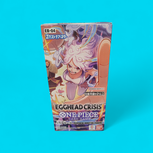 One Piece Card Game Egghead Crisis Japanese Booster Box EB-04
