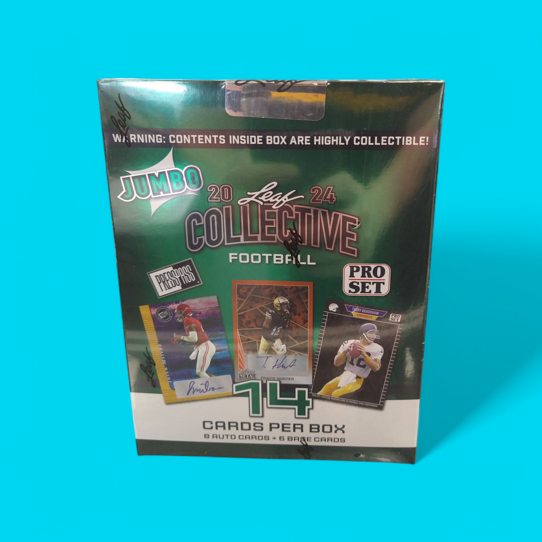 2024 Leaf Collective Football Jumbo Hobby Box