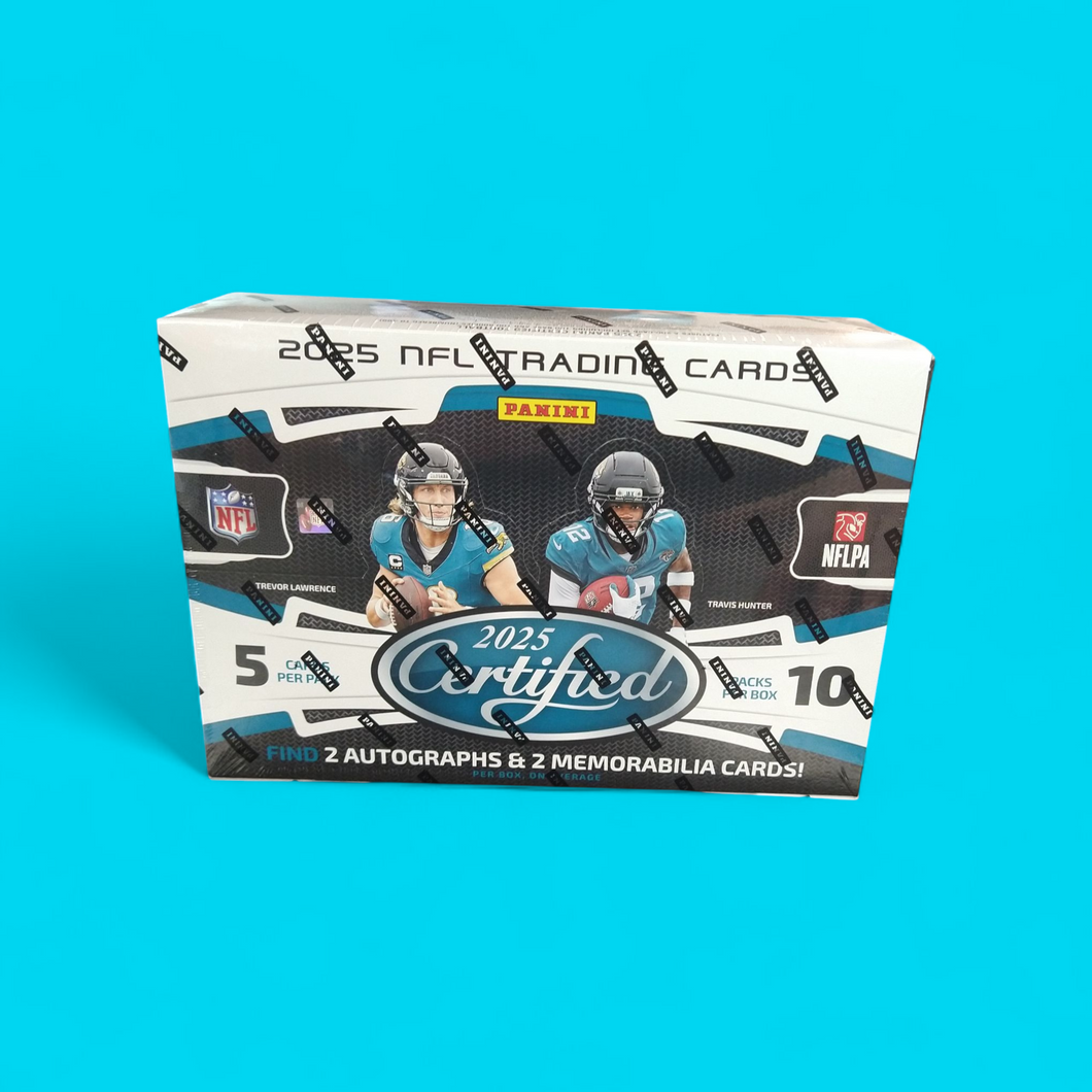 2025 Panini Certified Football Hobby Box