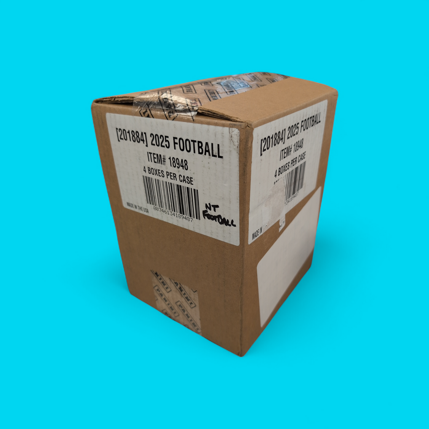 2025 Panini National Treasures Football Hobby 4 Box Case