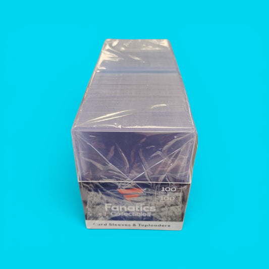 Fanatics 100 card soft sleeves & 100 toploader Combo Pack