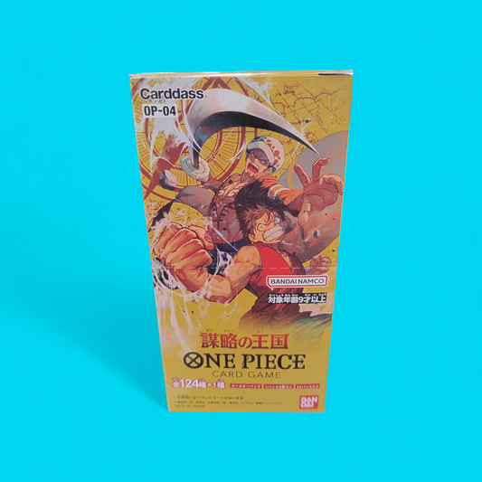 One Piece Card Game Kingdoms of Intrigue Japanese Booster Box OP-04